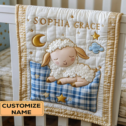 Sleepy Meadow WY2607029CL Personalized Baby Quilt