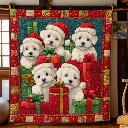 Christmas Yorkie CP1411065CL Quilt