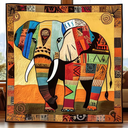 Eternal Elephant Culture WN0910033CL Quilt