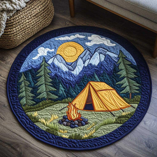 Forest Camp WN1803073CL Quilted Round Mat
