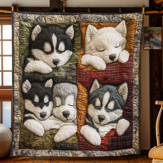 Husky Moments CP0512129CL Quilt