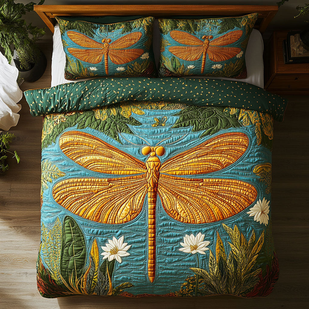 Pond Dragonfly WY1408021CL Duvet Cover Set