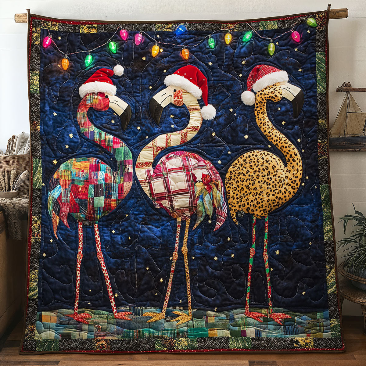 Flamingo Jingle WN1107021CL Quilt