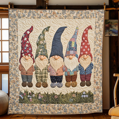 Gnome Gathering WJ1701012CL Quilt
