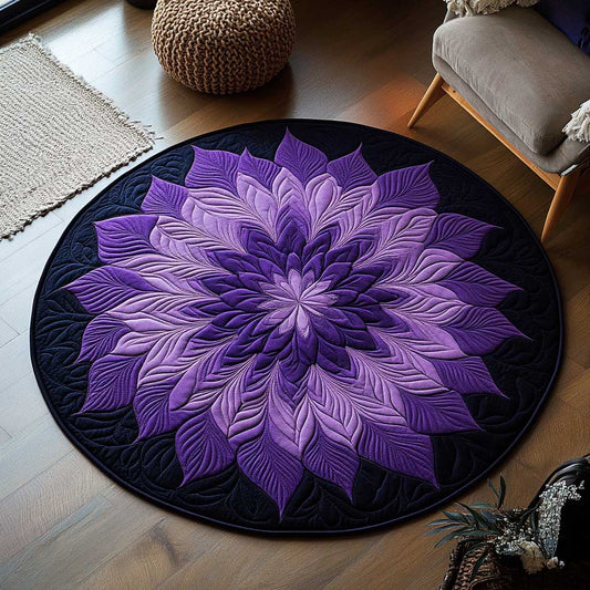 Dreamy Flower WN1903095CL Quilted Round Mat