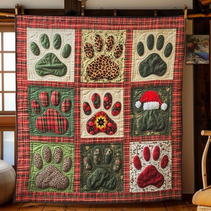 Christmas Paw Dog Pals WN0511022CL Quilt