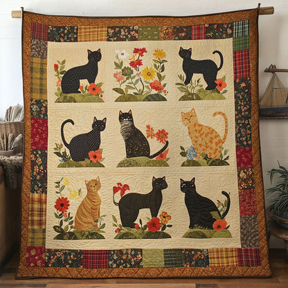 Tender Bloom Cat WN0611105CL Quilt