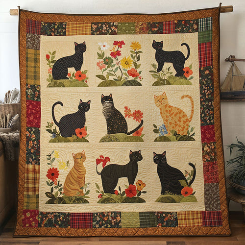 Tender Bloom Cat WN0611105CL Quilt
