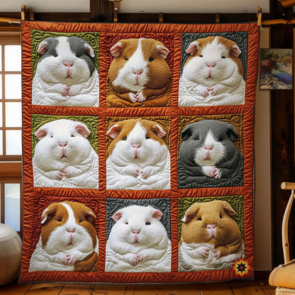 Sleeping Guinea Pig WY1912054CL Quilt