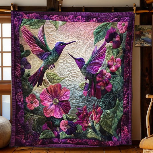 Floral Hummingbird Bliss WN0601063CL Quilt