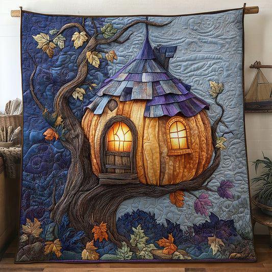 Pumpkin Twinkle Home WN1507085CL Quilt