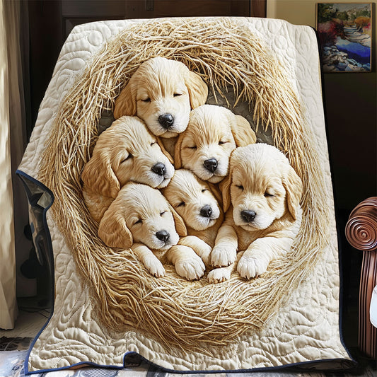 Puppy Bliss YR1501027CL Quilt