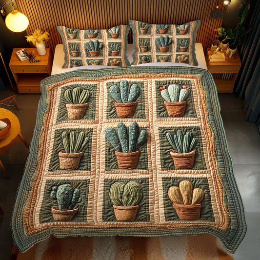 Vintage Cactus WJ2311039CL Duvet Cover Set