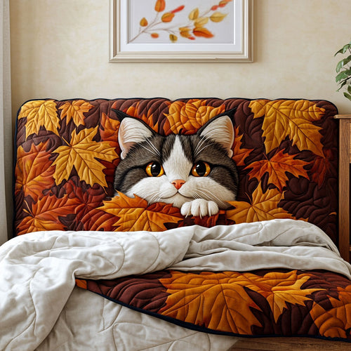Cat Fall Dream KL2212014CL Quillted Headboard Slipcover