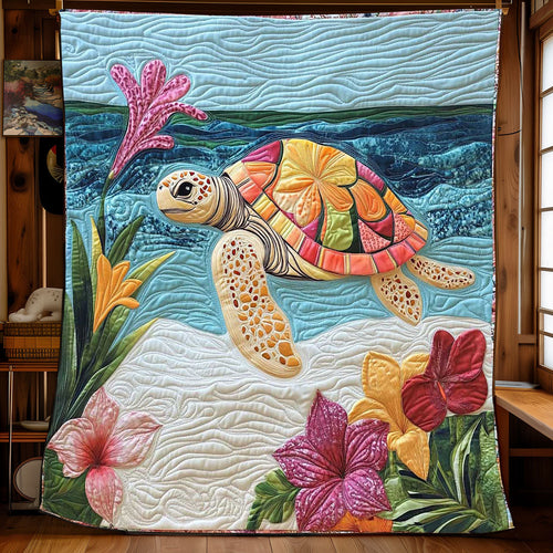 Tropical Turtle WP2201049CL Quilt