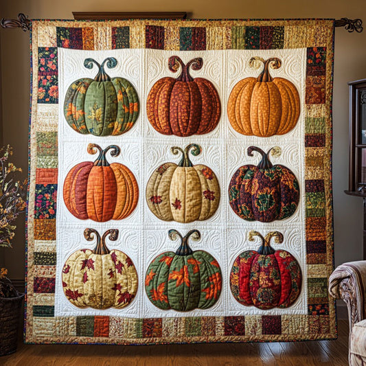 Pumpkin Fabric XR1209001CL Quilt