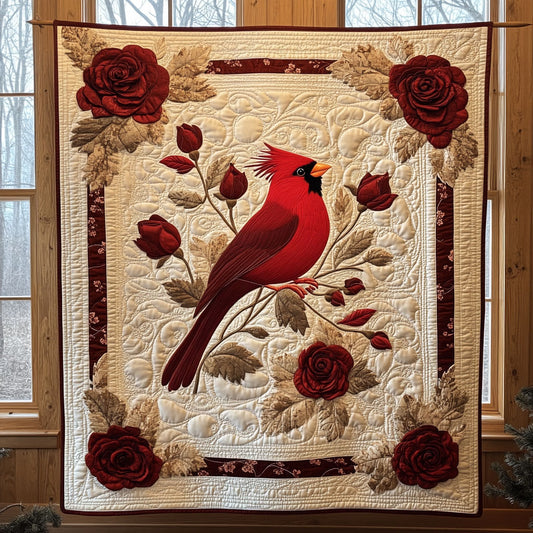 Crimson Cardinal CW2406007CL Quilt