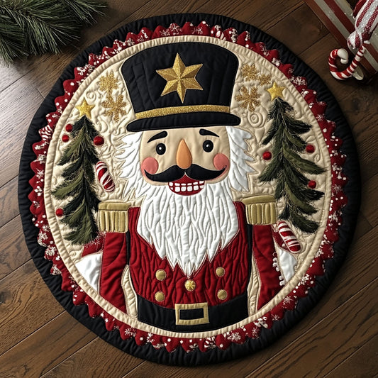 Nutcracker Bliss CW2208003CL Quilted Round Mat