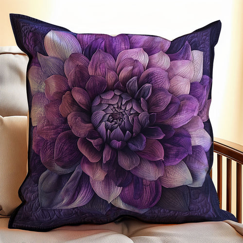 Purple Bloom WX0601135CL Quilt Pillow Case