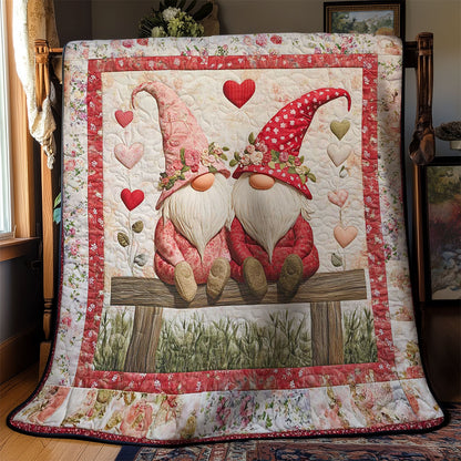 Heartfelt Gnome Valentine WN2512050CL Quilt