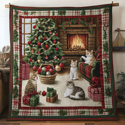 Cat By The Tree WN1211004CL Quilt