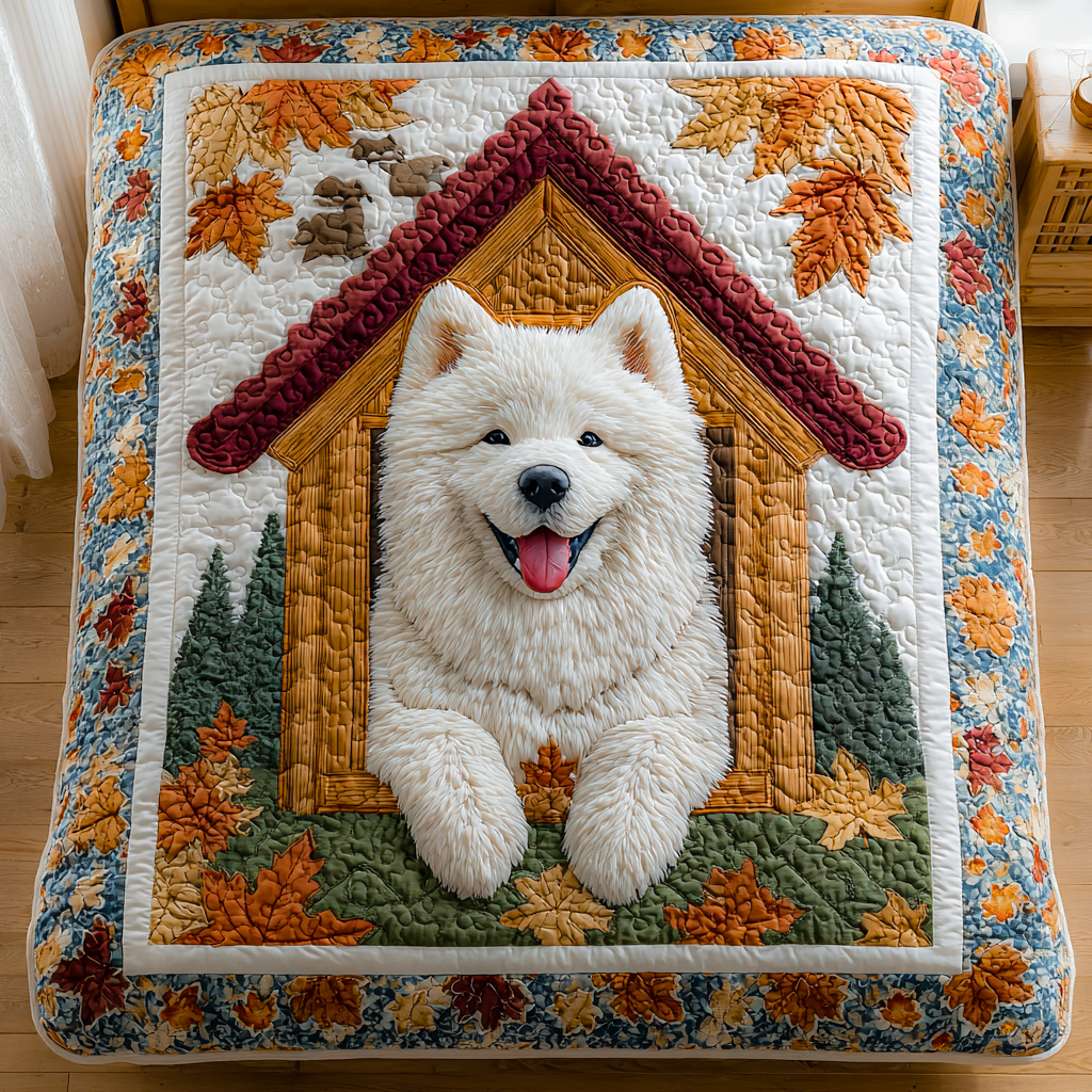 Autumn Dog Shed XK1109003CL Quilt