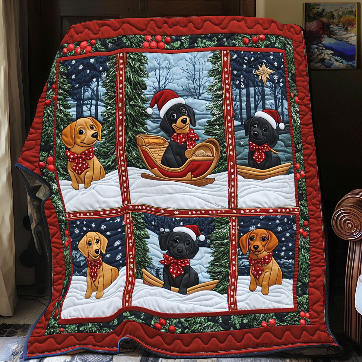 Frosty Friends CP1211014CL Quilt