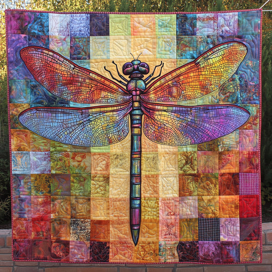Square Mosaic Dragonfly LT3009004CL Quilt