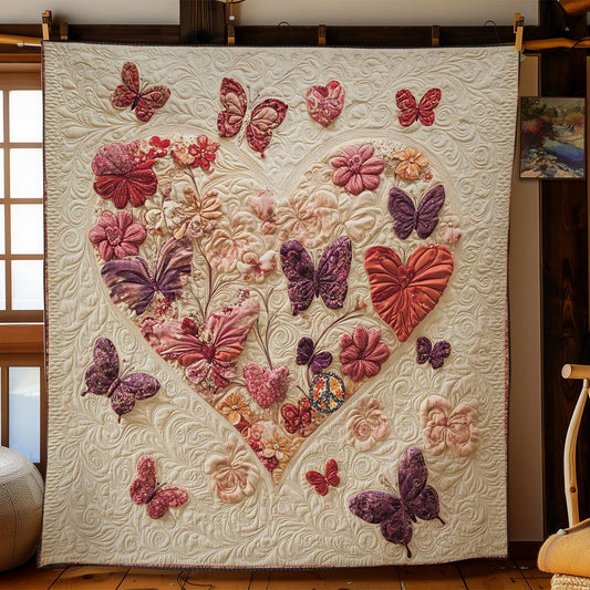 Loving Butterflies WN0712012CL Quilt