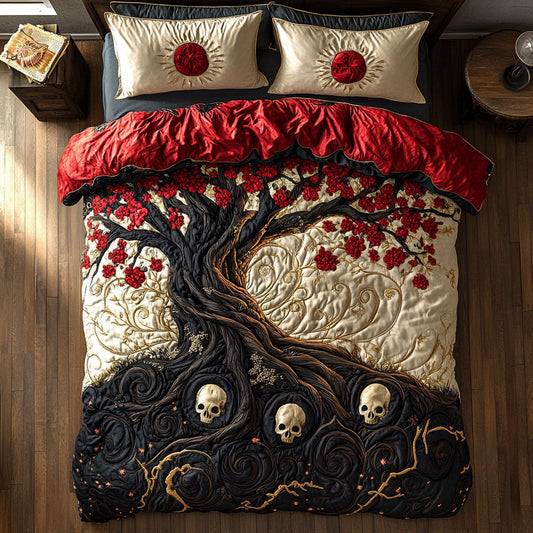 Veil of Crimson Bones CP0108028CL Duvet Cover Set