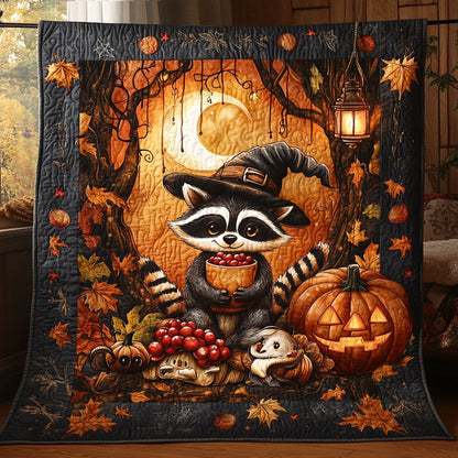 Haunted Raccoon In Nights WY2508054CL Quilt