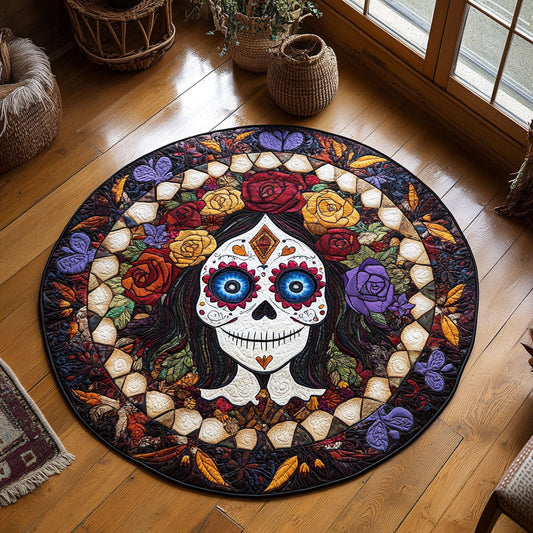 Dead Garden WY3006037CL Quilted Round Mat