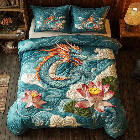 Mystic Asian Dragon CW2406034CL Duvet Cover Set