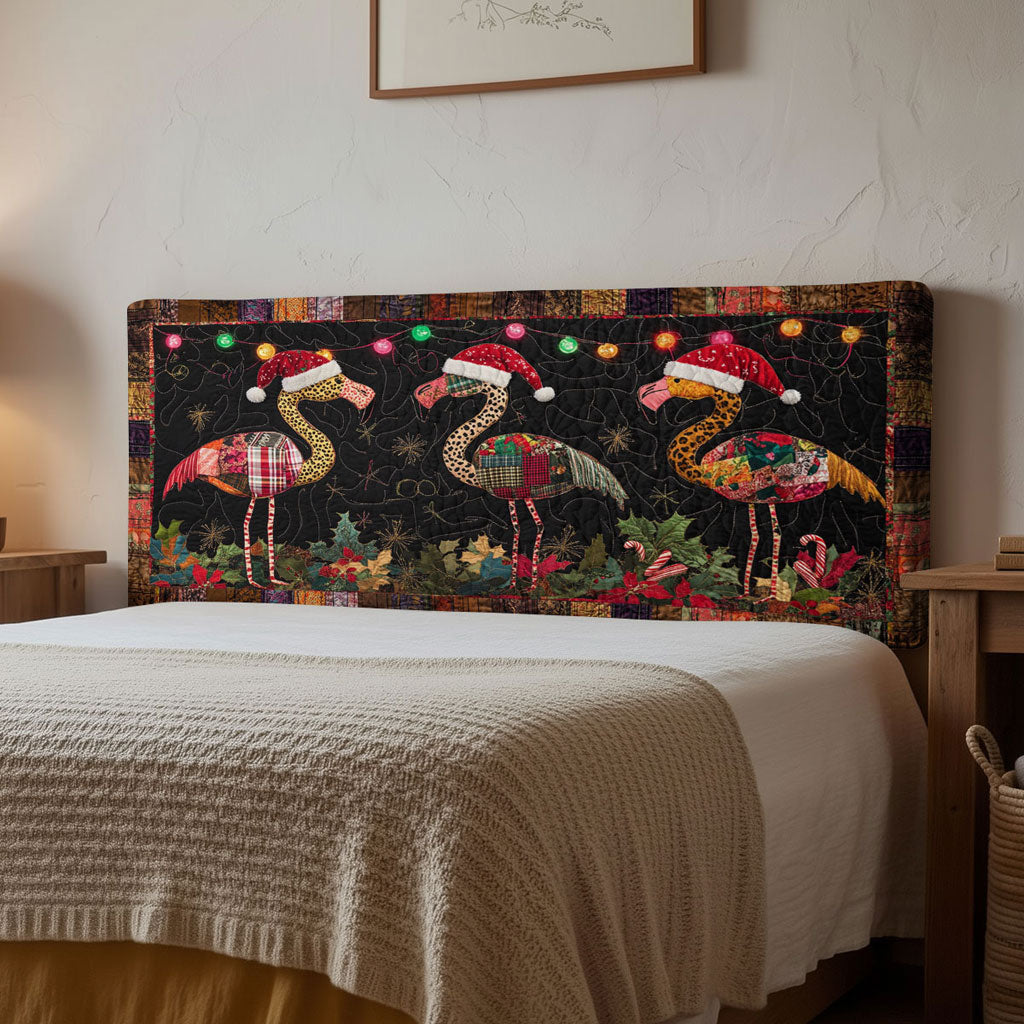 Flamingo Winter Glam WN1312046CL Quilted Headboard Slipcover
