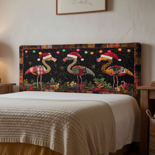 Flamingo Winter Glam WN1312046CL Quilted Headboard Slipcover