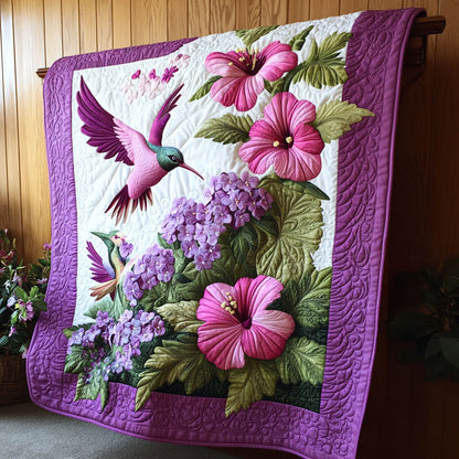 Hummingbird Bloom CW2504045CL Quilt