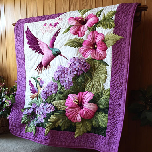 Hummingbird Bloom CW2504045CL Quilt