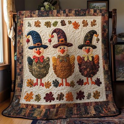 Turkey Trio WN1511052CL Quilt