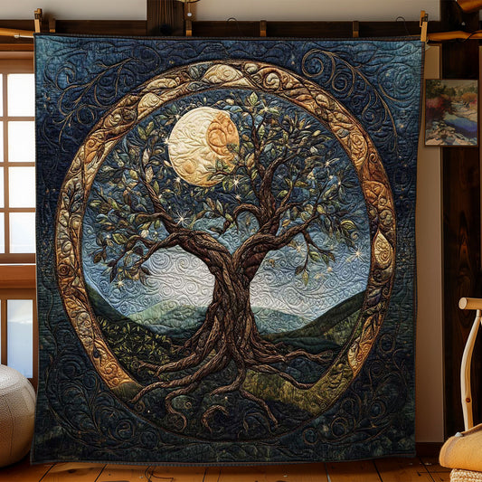 Cosmic Tree Of Life WN0601054CL Quilt