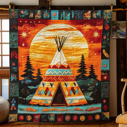 Sunlit Spirit Tepee WJ3012019CL Quilt