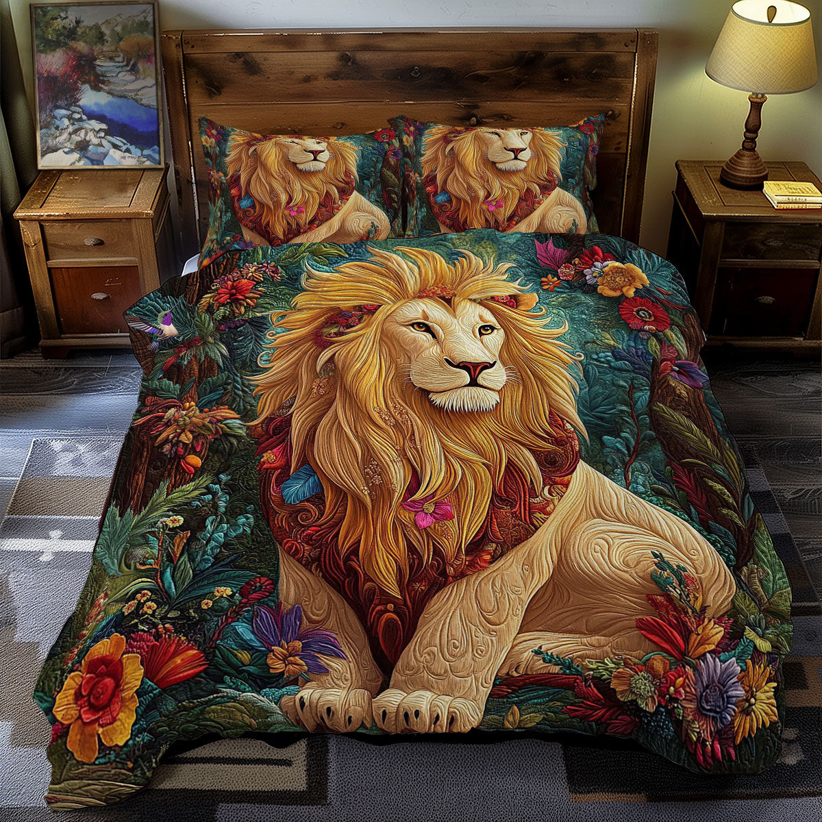 Lion WY0412049CL Duvet Cover Set