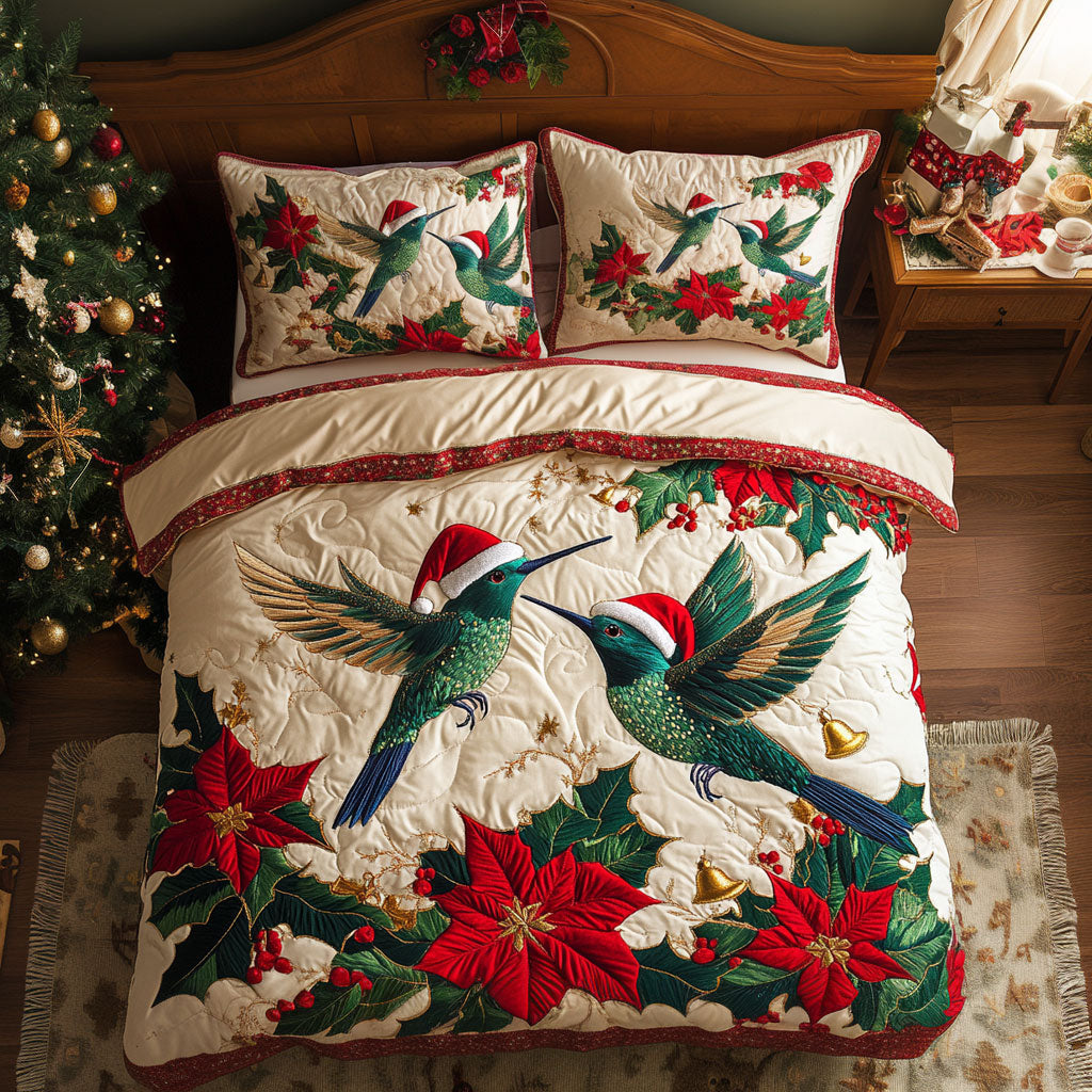 Christmas Hummingbird CW0411003CL Duvet Cover Set