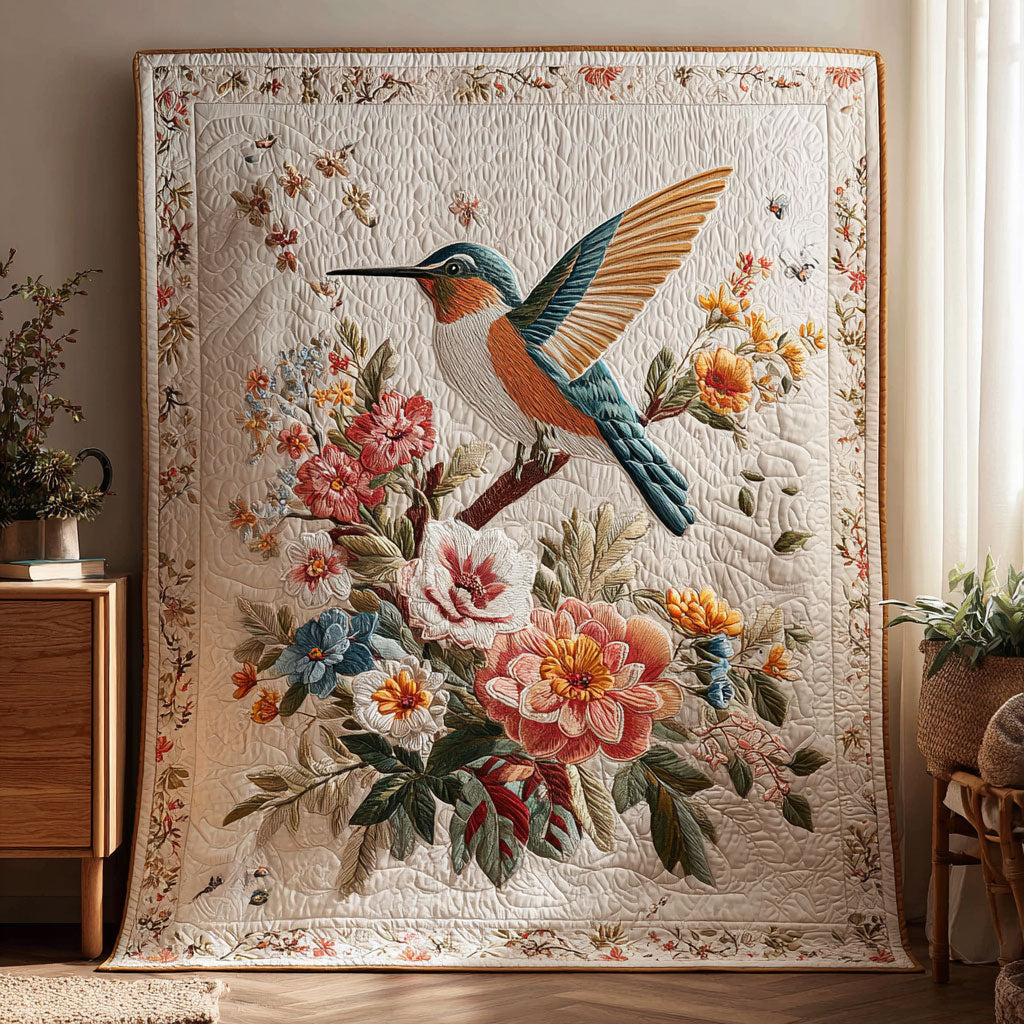 Blooming Hummingbird CW0907005CL Quilt
