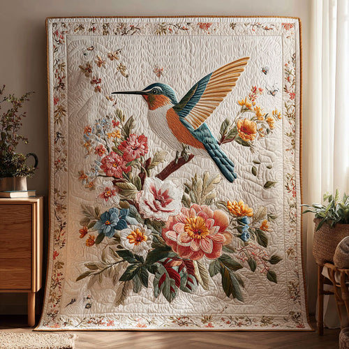 Blooming Hummingbird CW0907005CL Quilt