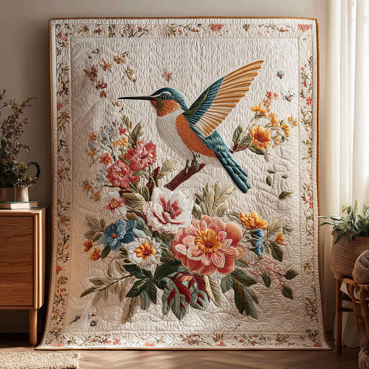 Blooming Hummingbird CW0907005CL Quilt