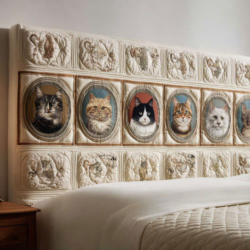 Elegant Whiskers CP2212009CL Quilted Headboard Slipcover