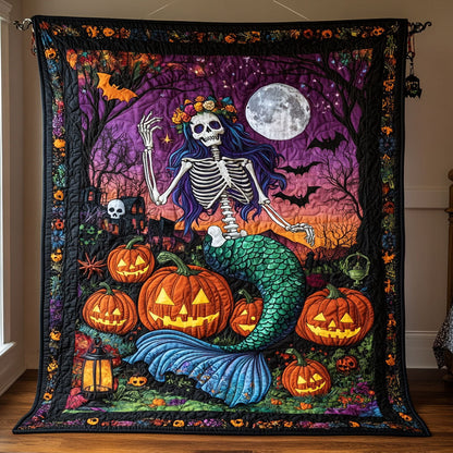 Skeleton Siren WY2008051CL Quilt