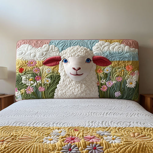 Naive Sheep QA0501021CL Quilted Headboard Slipcover