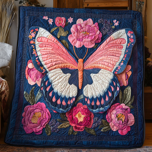 Butterfly Flower WX0805007CL Quilt