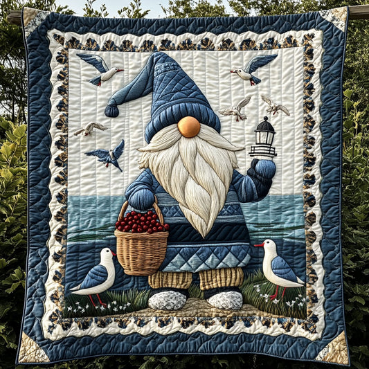 Seaside Gnome WN2509061CL Quilt